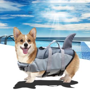 Pet Li ציוד ואביזרים לכלב בגדים לכלב XS/S/M/L/XL Adjustable Dog Life Jacket Pet Swim Clothing Float Coat Safety Pet Vest