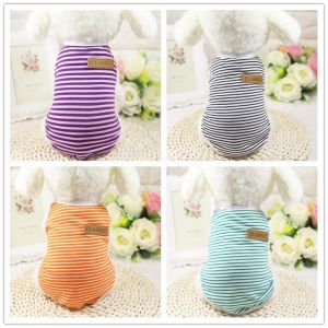 Pet Li ציוד ואביזרים לכלב בגדים לכלב Classic Pet Dog Clothes For Dogs Fashion Dog Clothes Costume Dog Vest Stripes Pet Clothes