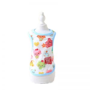 Pet Li ציוד ואביזרים לכלב בגדים לכלב Summer Dog Clothes Cute Pet Vest Puppy Dog Cats Clothes for Teddy Poodle Small Dog Pet T-shirt
