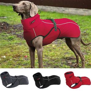 Pet Li ציוד ואביזרים לכלב בגדים לכלב Waterproof Dog Jacket Reflective Large Dog Clothes Coat Winter Warm Outdoor Suit