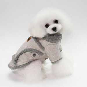 Pet Li ציוד ואביזרים לכלב בגדים לכלב 2018 Autumn Winter Pet Clothes Dog Woollen Coats