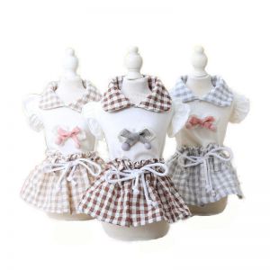 Pet Li ציוד ואביזרים לכלב בגדים לכלב Summer Princess Maid Dress Dog Dress Pet Products Clothes For Dog Pet Dog Clothing