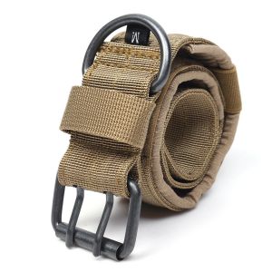 Pet Li ציוד ואביזרים לכלב קולר לכלב Nylon Tactical Dog Collar Military Adjustable Training Dog Collar with Metal D Ring Buckle M Size