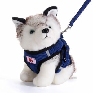 Pet Li ציוד ואביזרים לכלב בגדים לכלב Pet Vest Adjustable Mesh Breathe Clothes Outdoor Travel Portable Leash Harness Dog Traction Rope