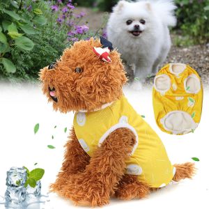 Pet Li ציוד ואביזרים לכלב בגדים לכלב Pet T-shirt Dog Vest Coat Breathable Sunscreen Cooling Clothing Jacket Clothes