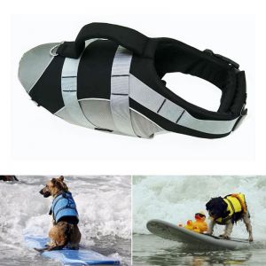 Pet Li ציוד ואביזרים לכלב בגדים לכלב ZANLURE X43 Dog Life Jacket 3mm Reflective Dog Float Vest Safety Swimming Training Tactical Vest For Hunting Dog Pet Dog