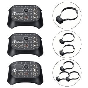 Pet Li ציוד ואביזרים לכלב קולר לכלב USB Electronic Wireless Pet Dog Fence Containment System Waterproof 1/2/3PCS Transmitter Collar