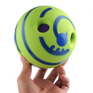 Pet Li ציוד ואביזרים לכלב צעצועים לכלב 6 Inch Pet Dog Play Ball Training Chew With Funny Sound Toys Squeaky Giggle Ball
