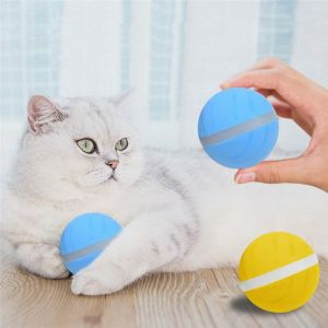 Pet Li ציוד ואביזרים לכלב צעצועים לכלב LED Pet Motion Ball Toys Flash Electric Activated Cat Dog Playing Waterproof