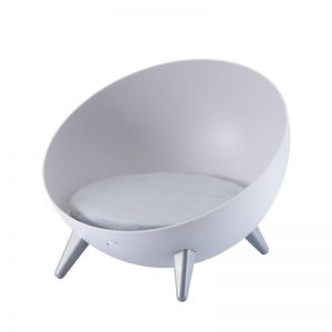 Pet Li ציוד ואביזרים לכלב מיטות לכלב Pet Kennels Creative Plastic Open Cat Dog House Hemispheric Dog Cat Sofa Soft Comfortable Cat Bed