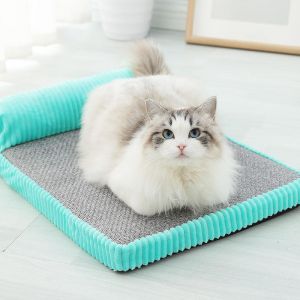 Pet Li ציוד ואביזרים לכלב מיטות לכלב Memory Cotton Cat Bed Pet Mat Removable And Washable Kennel Medium  Large Dog Cat Bed Dog Nest