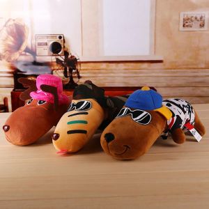 Pet Li ציוד ואביזרים לכלב צעצועים לכלב KCASA Long Mouth Dog Stuffed Plush Toy Bubble Particles Bamboo Charcoal Car Ornaments Cute Long-mouth Dog Bamboo Charcoal Bag Air 