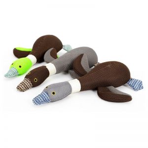 Pet Li ציוד ואביזרים לכלב צעצועים לכלב Pet Squishy Dog Cat Toy Cute Big Geese Shaped Sound Pet Toys Chew Squeaker Squeaky Pets Products For Small Dogs Cats