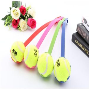 Pet Li ציוד ואביזרים לכלב צעצועים לכלב Dog Throw Tennis Ball Toy With Handle Pet Puppy Interactive Playing Pet Toys