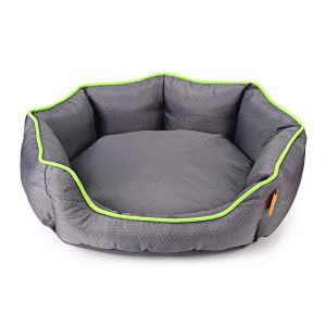Pet Li ציוד ואביזרים לכלב מיטות לכלב 18'' Dog Bed Waterproof Washable Hardwearing Pet Basket Mat Cushion Pet Bed