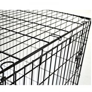 Pet Li ציוד ואביזרים לכלב מיטות לכלב New Arrival Wholesale Large Outdoor Powder Coating Welded Wire Iron Dog Cages 48"Dog Crate Pet Bed