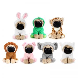 Pet Li ציוד ואביזרים לכלב צעצועים לכלב New Soft Cuddly Dog Toy in Fancy Dress Super Cute Quality Stuffed Plush Toy Kids Gift
