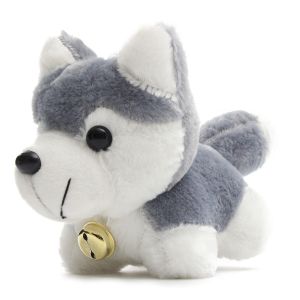 Pet Li ציוד ואביזרים לכלב צעצועים לכלב 26cm 10.24'' Husky Dog Cartoon Doll Stuffed Plush Kids Children Toy Gift House Decor 