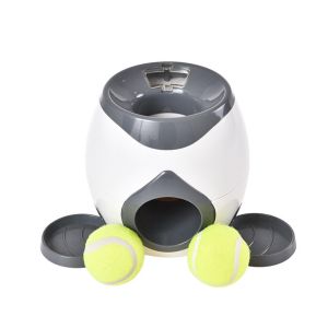 Pet Li ציוד ואביזרים לכלב צעצועים לכלב Tennis Ball Throwing Fetch Food Dispenser Feeder Reward Game Training Tool Pet Dog Toys