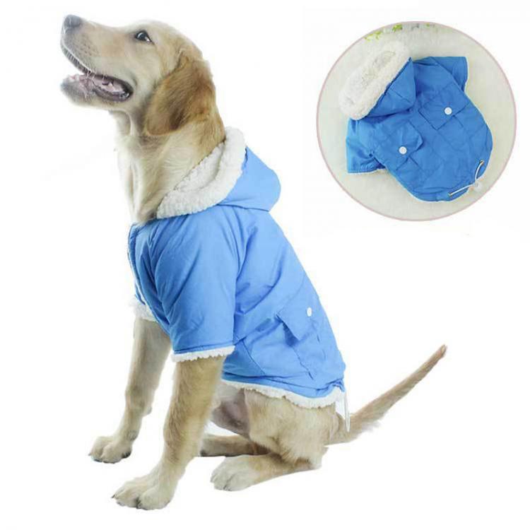 Pet Li ציוד ואביזרים לכלב בגדים לכלב 2018 New Dog Clothes Autumn And Winter Plus Velvet Winter Warm Dog Clothes Dog Cotton Clothes Pet Supplies