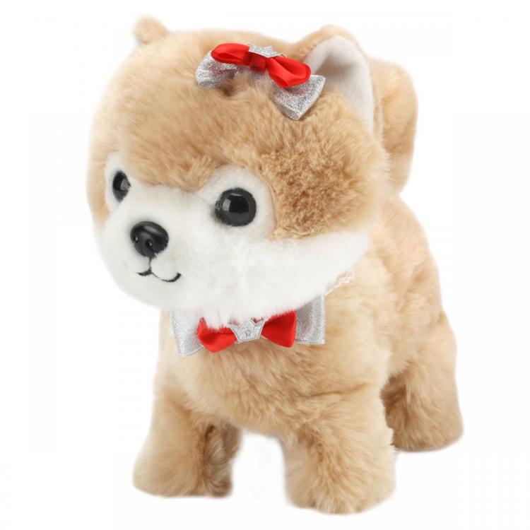 Pet Li ציוד ואביזרים לכלב רצועות אופנה לכלב Simulation Electric Dog Leash Smart Plush Toys Will Walk And Call Electronic Pet Dog
