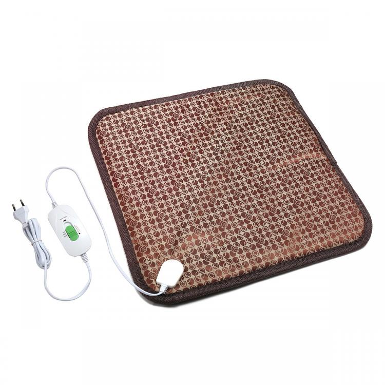 Pet Li ציוד ואביזרים לכלב מיטות לכלב 45x45cm Electric Pet Heating Pad Heater Mat Blanket Dog Bunny Bed Cat Waterproof
